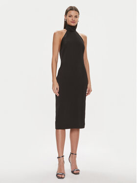KARL LAGERFELD KARL LAGERFELD Rochie cocktail 240W1307 Negru Slim Fit
