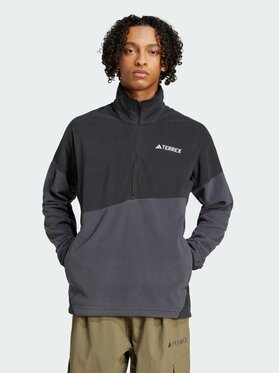 adidas adidas Bluza techniczna Terrex Multi Climawarm Fleece Czarny Regular Fit