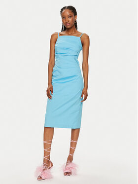 Marella Marella Rochie de vară Roxs 2413221382 Albastru Slim Fit
