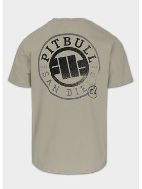PITBULL PITBULL T-Shirt Koszulka męska SD STAMP M Szary Regular Fit