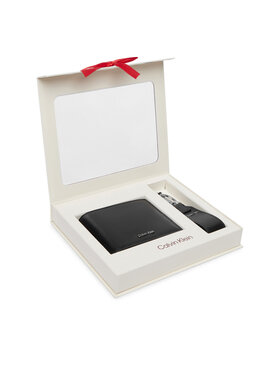 Calvin Klein Calvin Klein Set cadou Raised Billfold + Key Fob LV04D1367G Negru