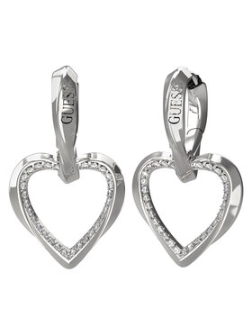 Guess Guess Auskarai JUBE0461 7JW Sidabrinė