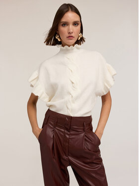 Motivi Motivi Kardigan M469W003569N011 Biały Over Fit