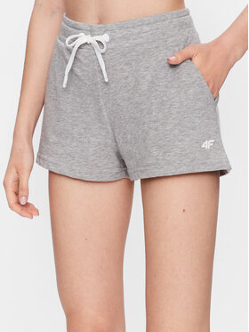 4F 4F Спортни шорти 4FSS23TSHOF175 Сив Regular Fit