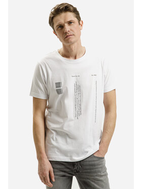 Cross Jeans Cross Jeans T-Shirt 16064-008 Biały Regular Fit