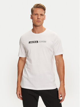 Jack&Jones Jack&Jones T-krekls Corp 12233999 Balts Standard Fit
