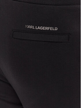 KARL LAGERFELD Spodnji Del Trenirke 705896 500900 Črna Regular Fit