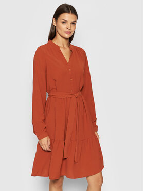 Selected Femme Selected Femme Φόρεμα πουκάμισο Mivia 16079687 Κόκκινο Regular Fit
