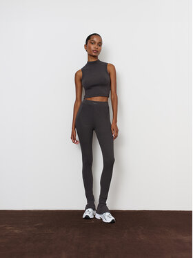 La Mania La Mania Legginsy PAIGE 2 Szary Classic Fit