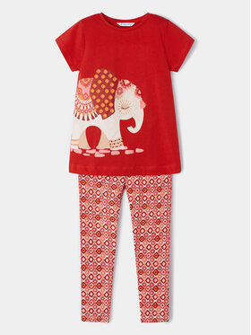 Mayoral Mayoral Set T-Shirt und Leggings 3711 Rot Regular Fit