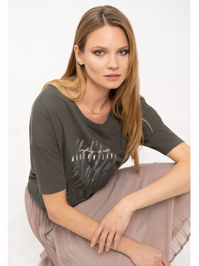 Volcano Volcano T-Shirt T-WILD Khaki Regular Fit