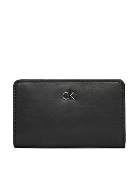 Calvin Klein Calvin Klein Μεγάλο Πορτοφόλι Γυναικείο Ck Re-Lock Medium Bifold LV04F1033G Μαύρο