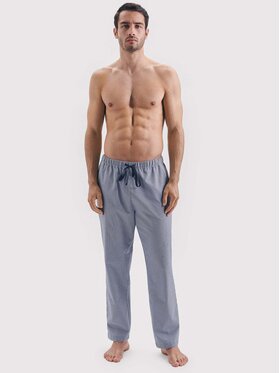 Seidensticker Seidensticker Spodnie piżamowe 12.120080 Granatowy Regular Fit