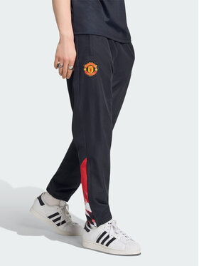 adidas adidas Spodnie dresowe Manchester United Stadium Czarny Slim Fit