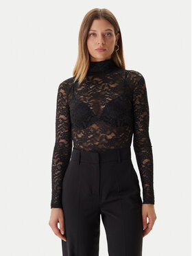Guess Guess Боді O5BM08 K1820 Чорний Slim Fit