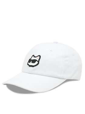 KARL LAGERFELD KARL LAGERFELD Czapka z daszkiem 231W3421 Biały