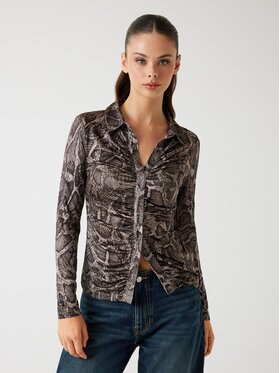 Guess Guess Bluzka 142215 Kolorowy Classic Fit
