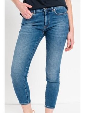 HUGO Hugo Kalhoty z materiálu 932 Modrá Slim Fit