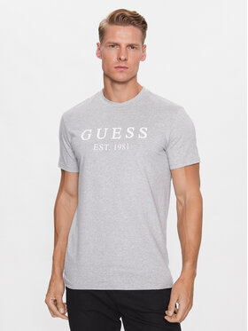 Guess Guess T-Shirt U3YI00 K6YW0 Szary Regular Fit