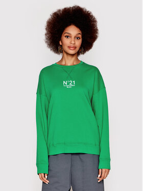 N°21 N°21 Sweatshirt 22E N2M0 E031 6323 Vert Relaxed Fit