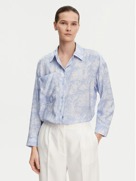 Munthe Munthe Camicia Filius 251102525120 Blu Loose Fit