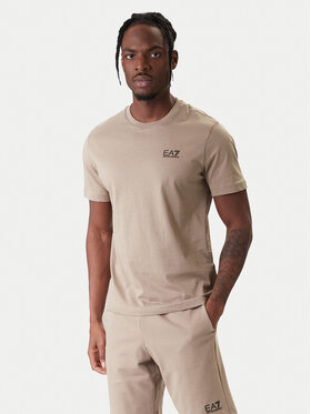 EA7 Emporio Armani EA7 Emporio Armani Футболка 8NPT25 PJVPZ U6167 Бежевий Regular Fit