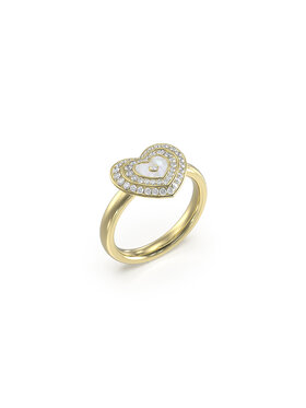 Guess Guess Prsteň JUBR04029JWYGWH56 Zlatá