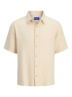 Jack&Jones Jack&Jones Cămașă Dobby 12277184 Bej Relaxed Fit