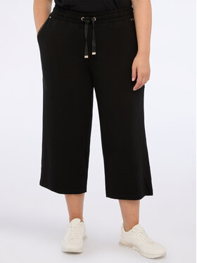 Fiorella Rubino Fiorella Rubino Pantaloni di tessuto P830L002204N033 Nero Cropp Fit