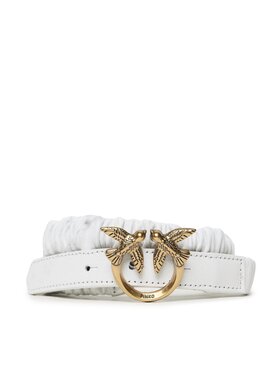 Pinko Pinko Dámský pásek Love Ruffle H2 Belt 20231 PLT01 100823 A0F2 Bílá