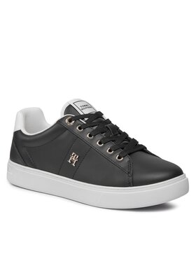 Tommy Hilfiger Tommy Hilfiger Сникърси Essential Elevated Court Sneaker FW0FW07685 Черен