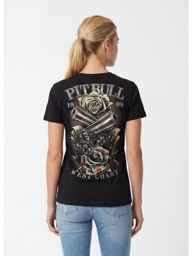 PITBULL PITBULL T-Shirt PLAYER Czarny Regular Fit