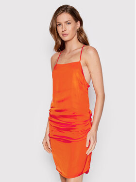 Herskind Herskind Sukienka koktajlowa Orly 4417370 Pomarańczowy Regular Fit