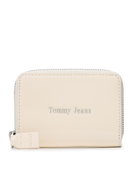 Tommy Jeans Tommy Jeans Portofel Mic de Damă Tjw Must Small Za Patent Écru