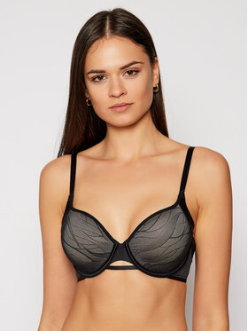 Triumph Triumph Biustonosz z fiszbiną Airy Sensation 10167696 Czarny