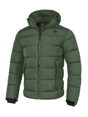 PITBULL PITBULL Kurtka przejściowa Airway V Zielony Regular Fit