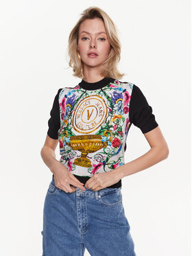 Versace Jeans Couture Versace Jeans Couture Blúz 74HAFM50 Fekete Regular Fit