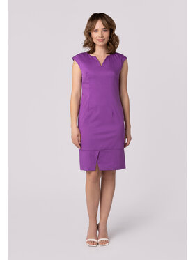 QUIOSQUE QUIOSQUE Sukienka codzienna 4UC018 Fioletowy Regular Fit