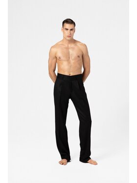 LE POSSÉ LE POSSÉ Spodnie garniturowe MWFT Czarny Tailored Fit