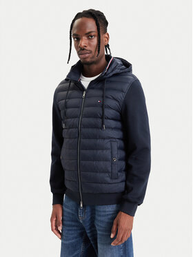 Tommy Hilfiger Tommy Hilfiger Kevad-sügis jope Mix Media MW0MW44942 Tumesinine Regular Fit