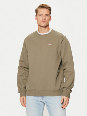 Hunter Hunter Sweatshirt Victor HARM0040242 Khakifarben Regular Fit