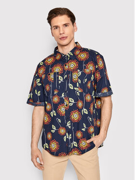Brixton Brixton Hemd Charter X 01267 Dunkelblau Relaxed Fit