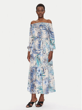 Guess Guess Rochie de vară W5GT16 WH9Z2 Bej Regular Fit