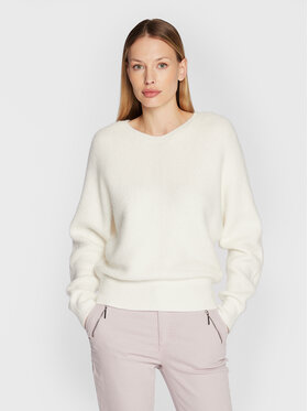 Comma Comma Džemper 2120243 Bijela Regular Fit