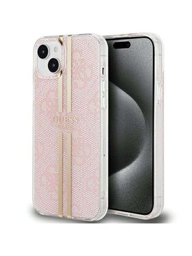 Guess Guess Etui na telefon Apple iPhone 15 Plus Różowy