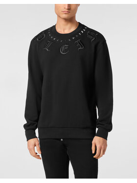 PHILIPP PLEIN PHILIPP PLEIN Felpa 24907 Nero Regular Fit