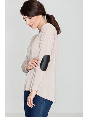 Lenitif Lenitif Maglione K118 Beige Regular Fit