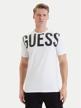 Guess Guess T-Shirt F6GI01 J1314 Bílá Slim Fit