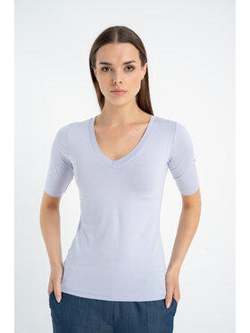 CLICK CLICK T-Shirt 72-022 Fialová Close Fit