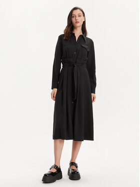 MAX&Co. MAX&Co. Košilové šaty Armilla 2416221032200 Černá Regular Fit